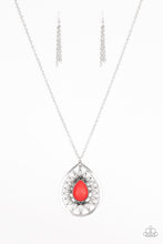 Load image into Gallery viewer, Summer Sunbeam - Red necklace
