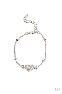 Heartachingly Adorable - Silver bracelet